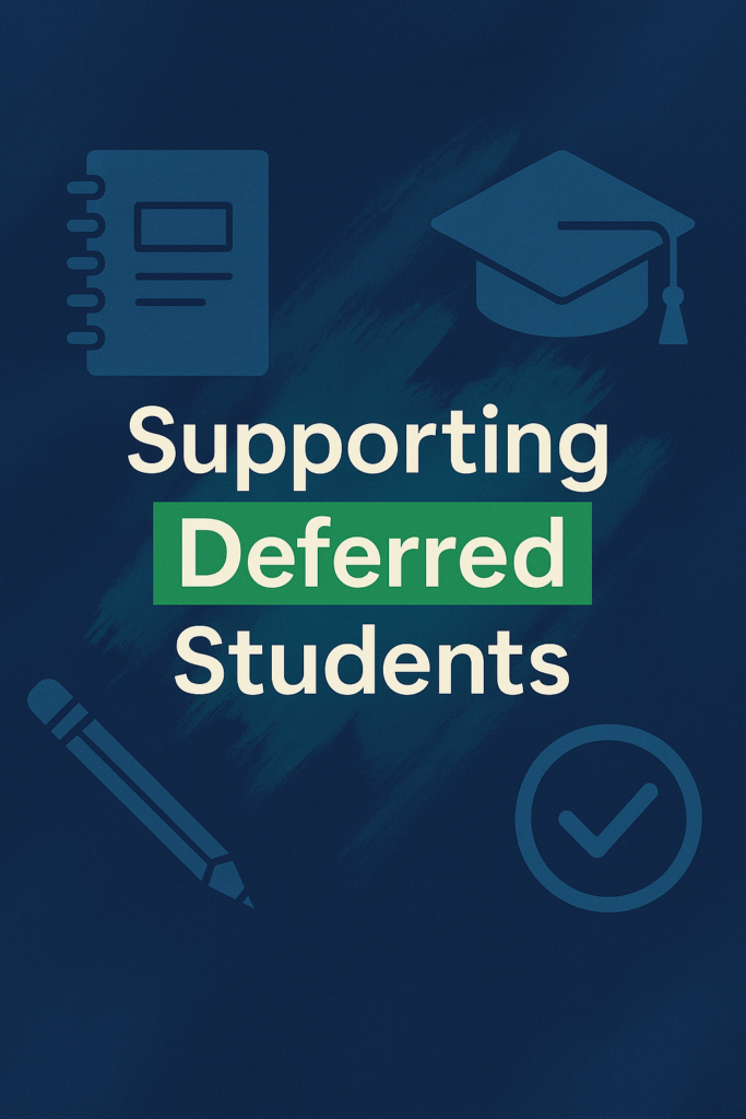 Supporting deferred students with clear next steps during college admissions decision season